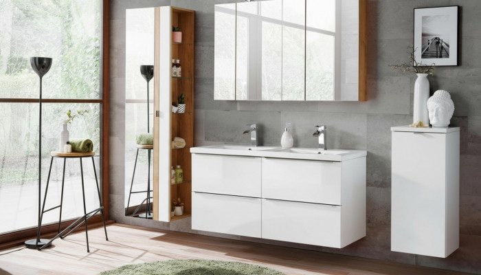 Design bathroom furniture bath 6-piece set suite cabinet decor washbasin