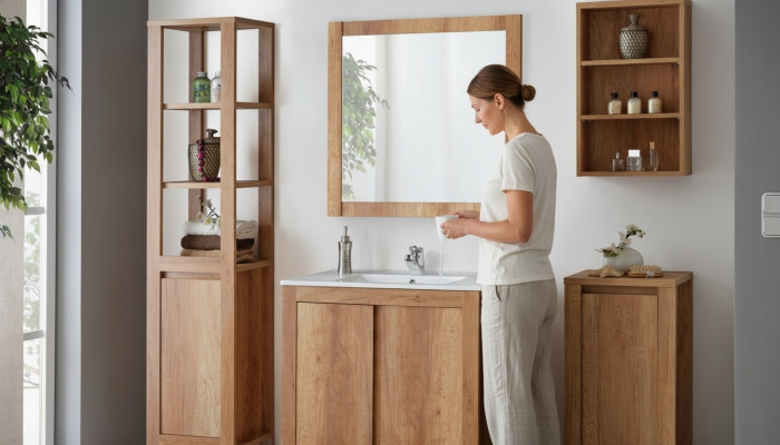 Design bathroom furniture bathroom set decorative set cabinet washbasin