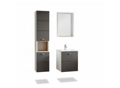 3-piece wash area bathroom furniture set washstand sink