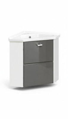 Corner washbasin with cabinet 40 cm corner basin ceramic sink