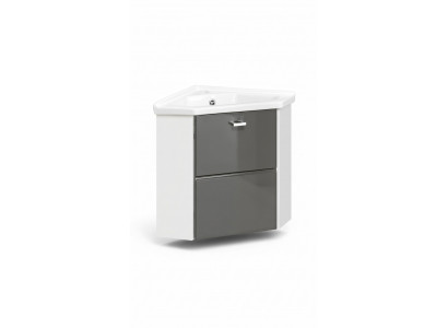 Corner washbasin with cabinet 40 cm corner basin ceramic sink