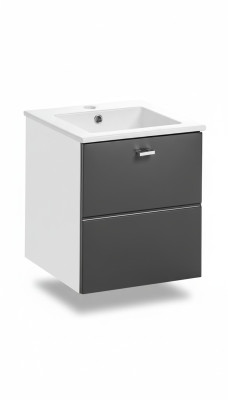 Bathroom furniture set 40cm washbasin with vanity unit washstand drawer wall cabinet