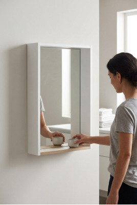 Mirror cabinet, bathroom mirror, wall cabinet, wall cupboard, decor, bathroom cabinet.