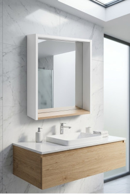 Mirror cabinet, bathroom mirror, wall cabinet, wall cupboard, decor, bathroom cabinet.