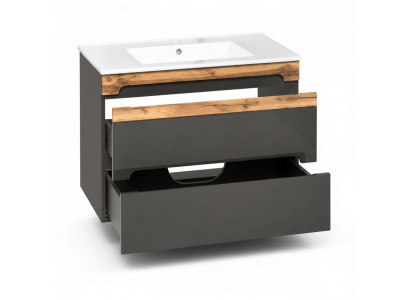 Bathroom furniture set 80cm sink with cabinet Modern decorative washstand