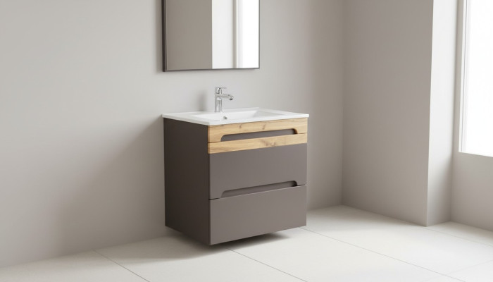 Bathroom furniture set 60cm Decorative sink with cabinet Modern washbasin