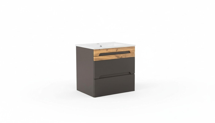 Bathroom furniture set 60cm Decorative sink with cabinet Modern washbasin