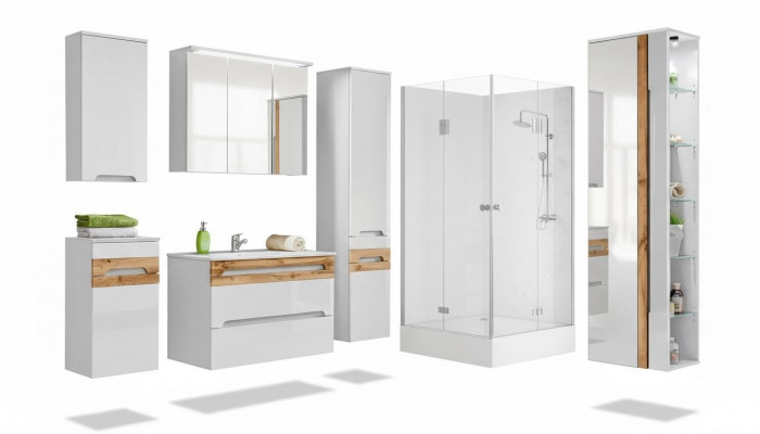 Design bathroom furniture bath 6-piece set decor cabinet sink
