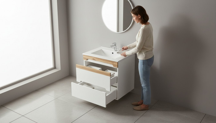 Sink washbasin vanity unit ceramic basin bathroom
