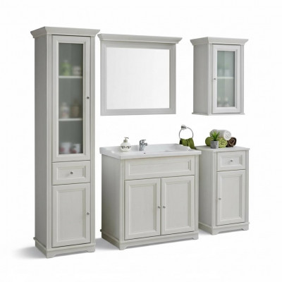 Design bathroom furniture bath 5-piece decor set cabinet washbasin