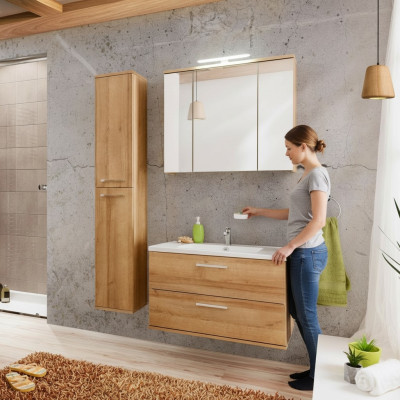 Design bathroom furniture decorative bathroom set suite cabinet washbasin