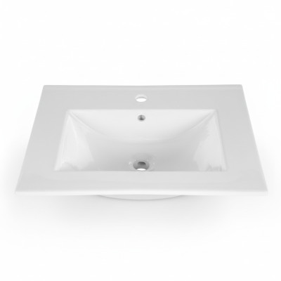 Washbasin built-in washbasin 60 x 46 cm white bathroom washbowl