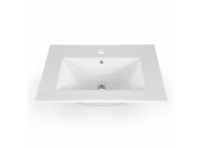 Washbasin built-in washbasin 60 x 46 cm white bathroom washbowl