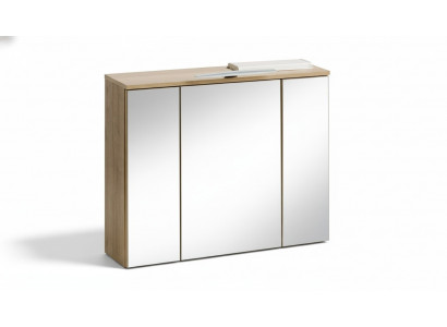 Mirror cabinet wall cabinet bathroom cabinet decor with mirror 80 cm LED