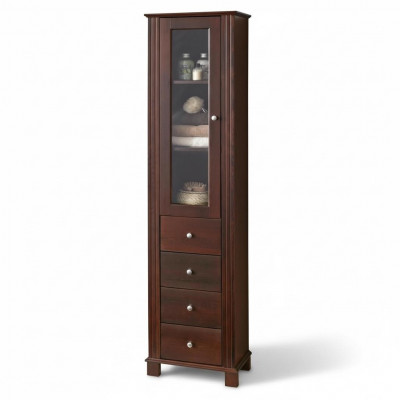 High-quality bathroom cabinet tall cabinet decorative wood bathroom furniture luxury