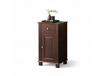 Bathroom furniture shelf cabinet bathroom furniture brown cabinets 46x36x83cm wood shelves