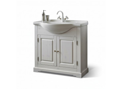 Country House Washstand Luxury Quality Wash Basin Sink with Base Cabinet 85x35x81