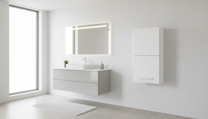 Bathroom vanities cabinet shelf white cabinets pharmacy wood