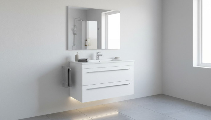 Wall-mounted sink high-quality bathroom decorative modern furniture vanity