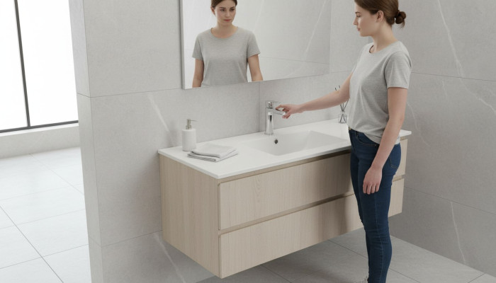 Ceramic Washbasin Sink Countertop Washbasin White Installation