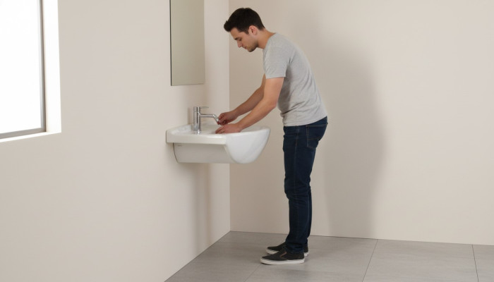 Ceramic washbasin sink decorative modern countertop washbasin white