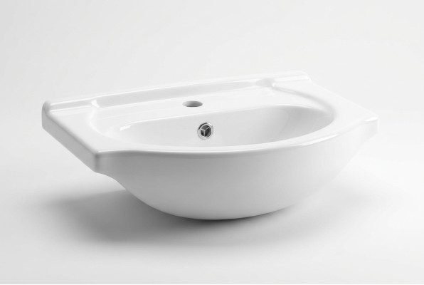 Ceramic washbasin sink decorative modern countertop washbasin white