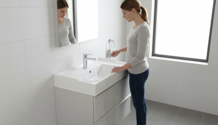 Ceramic Washbasin Modern Decorative Countertop Sink White