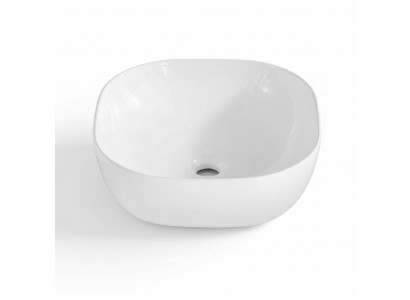 Ceramic washbasin modern sink decorative countertop washbasin white
