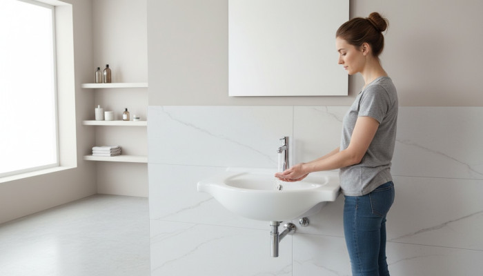 Ceramic washbasin sink built-in basin white sink