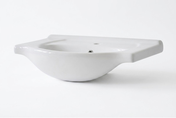 Ceramic washbasin sink built-in basin white sink