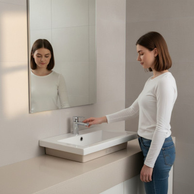Ceramic wash basin decorative sink countertop sink white sink