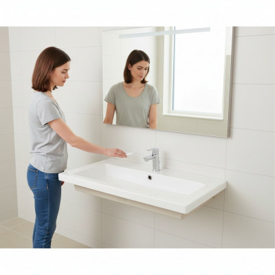Ceramic Decor Washbasin Washbasin White Washbasin