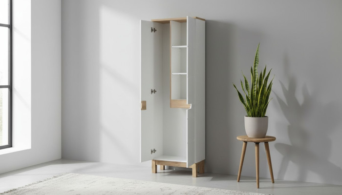 Bathroom cabinet tall cabinet storage decorative bathroom white bath