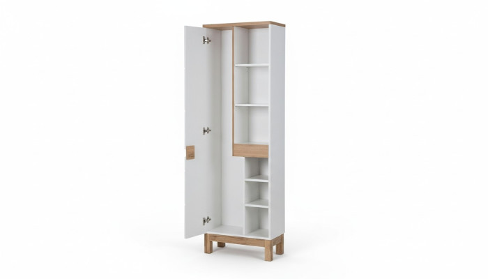 Bathroom cabinet tall cabinet storage decorative bathroom white bath