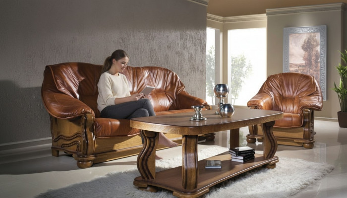 Set of 3+1 seater couch, cushion upholstery set, 100% Italian leather