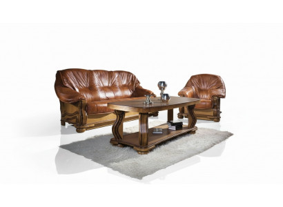 Classic Three-Seater Couch New Upholstery Sofa 3-Seat Couches Leather Sofa