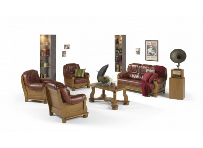 Classic set 3+2+2 seater upholstered sofa set couch sofa 100% leather sofa