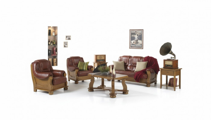 Three-seater sofa, 3-seater classic sofas new couches (without 2+1 seater)