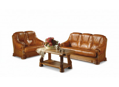 Classic three-seater couch sofas upholstered sofa 3-seater leather sofas