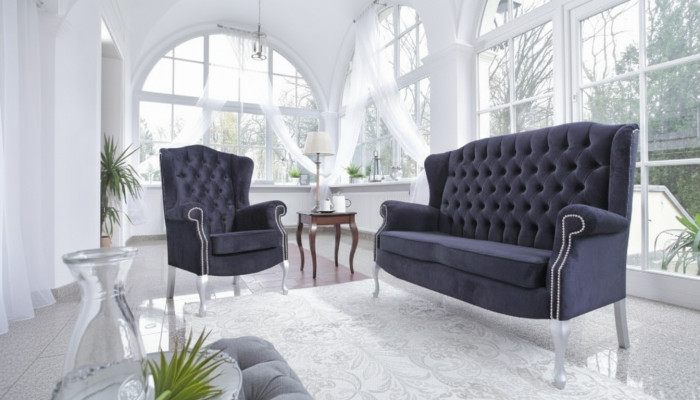 Classic Chesterfield Sofa Set 3+1 Seater Sofa Couch Upholstered Velvet