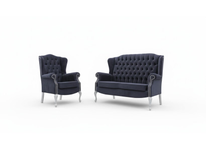 Classic Chesterfield Sofa Set 3+2+2 Seater Sofa Couch Upholstery Velvet New