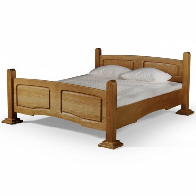 Antique Style Classic Bed Double Bed Beds Bedroom Wood 60/180cm