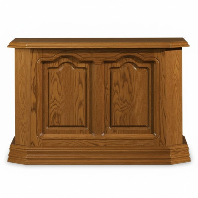 Console table brown wood drawer and shelf side table sideboard