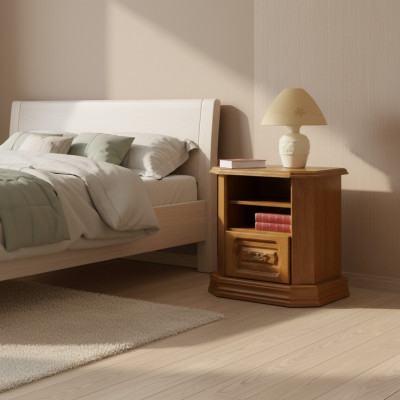 Country house nightstand bedside cabinet chest of drawers console table side night console
