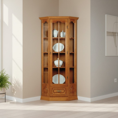 Classic cupboard sideboard display cabinet dresser glass cabinet