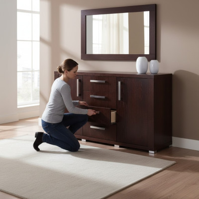 Classic XXL dresser, dressers, sideboard, wooden cabinet