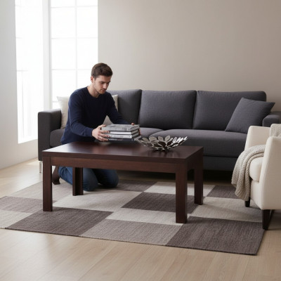 Couch table living room tables side wood rectangular sofa side