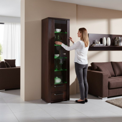 Glass cabinet, cupboard, glass shelf, display cabinets, shelves, wooden cabinets.