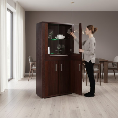 Display cabinet dresser glass shelf display cabinets shelves wood cabinets bar