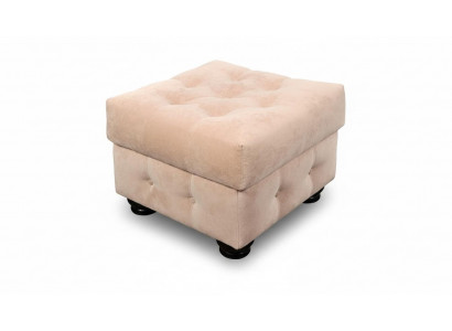 XXL Footstool Club Lounge Stool Textile Ottoman Design Pouffe Ottoman New
